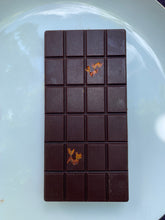 Load image into Gallery viewer, Candied Orange + Elderflower Raw Chocolate Bar