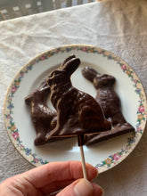 Load image into Gallery viewer, Large Raw Chocolate Bunnies 6”x4.5” (6 oz.)