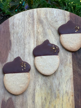 Load image into Gallery viewer, 24K Acorn Cookies (Raw-Chocolate Dipped, Grain Free)