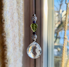 Load image into Gallery viewer, Peridot & Purple Chaorite Small Rainbow Light Catcher