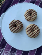 Birch Doughnuts w/ Chaga Frosting (Nut Free, Grain-Free, Vegan)