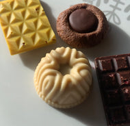Mycogenerative Spiced Lions Mane Filled White Chocolate Truffles