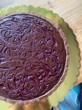 Load image into Gallery viewer, (LOCALS ONLY) Dark Chocolate Raspberry Amaretto Ganache Tart
