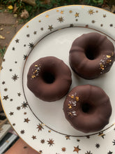 Load image into Gallery viewer, Purple Ube + Saffron Bundt Cakes w/ Goldenrod Ganache (grain-free, contains nuts)
