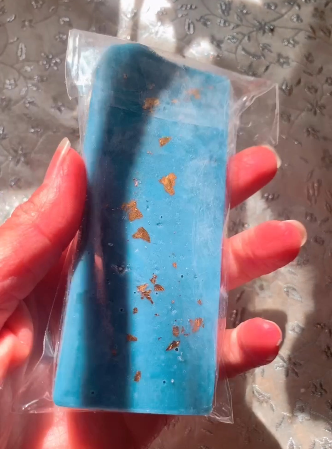 Blue + Gold Radiant Jewel 3 Treasures Bar