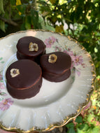Chocolate Dipped Marshmallow Cookies