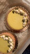 Lion’s Mane Lemon + Wild Thyme Raw Tart