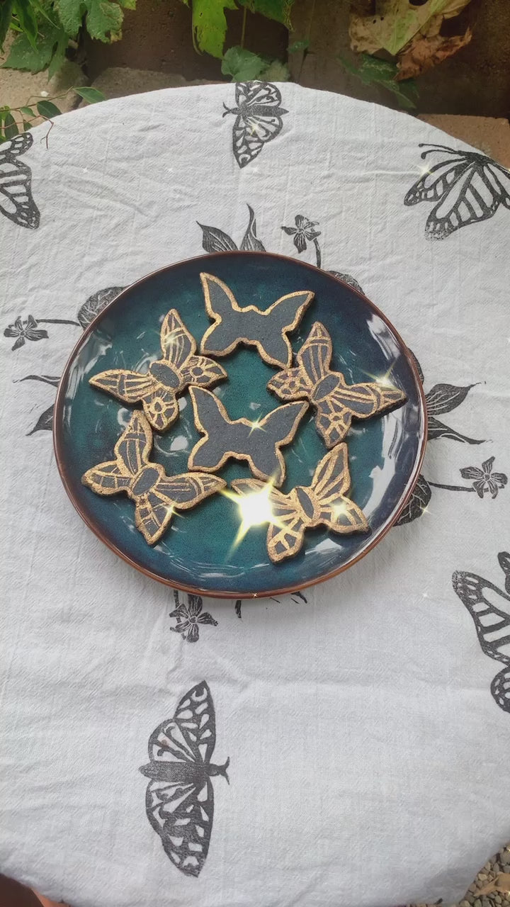 24K Gold Butterfly Pea Grain-Free Butterfly Cookies