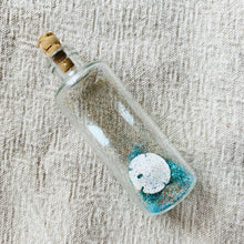 Load image into Gallery viewer, Mini Sand Dollar in a Bottle w/ Custom Glitter
