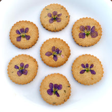 Load image into Gallery viewer, Violet Cookies w/ Lemon Zest + Lavender
