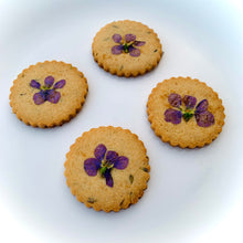 Load image into Gallery viewer, Violet Cookies w/ Lemon Zest + Lavender
