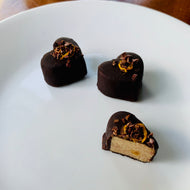 Brazil Nut Butter Filled Hearts