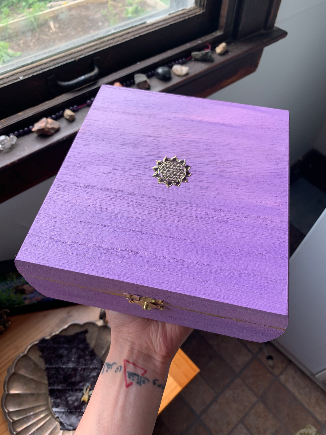 Handpainted Wooden Gift Box