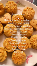 Load image into Gallery viewer, Ginger Turmeric Astragalus White Chocolates w/ Bee Pollen
