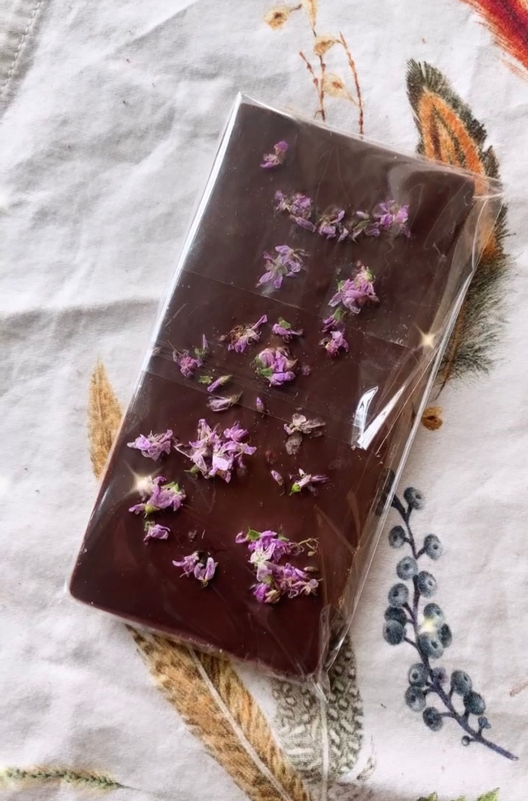 Cherry Blossom Raw Chocolate Bar