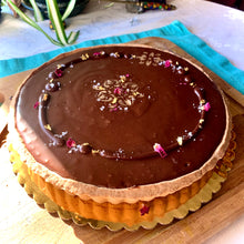 Load image into Gallery viewer, 9” Reishi Twix Tart [LOCAL DELIVERY ONLY]

