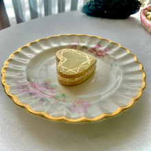 Load image into Gallery viewer, 24K Gold Painted Heart Gem Cream Sandwich Cookies
