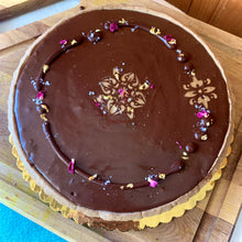 Load image into Gallery viewer, 9” Reishi Twix Tart [LOCAL DELIVERY ONLY]
