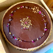 Load image into Gallery viewer, 9” Reishi Twix Tart [LOCAL DELIVERY ONLY]
